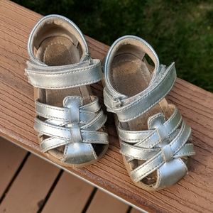Silver sandals
